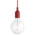 Candeeiro de Suspensão E27 sem Canopy Red